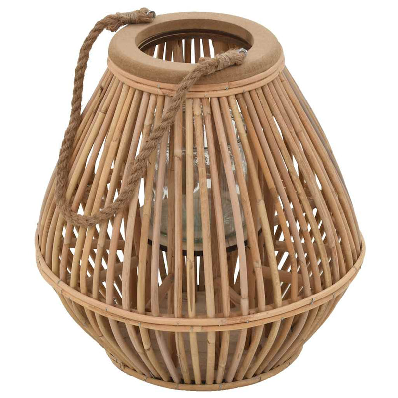 Load image into Gallery viewer, Vidaxl lantaarnhouder hangend wicker naturel
