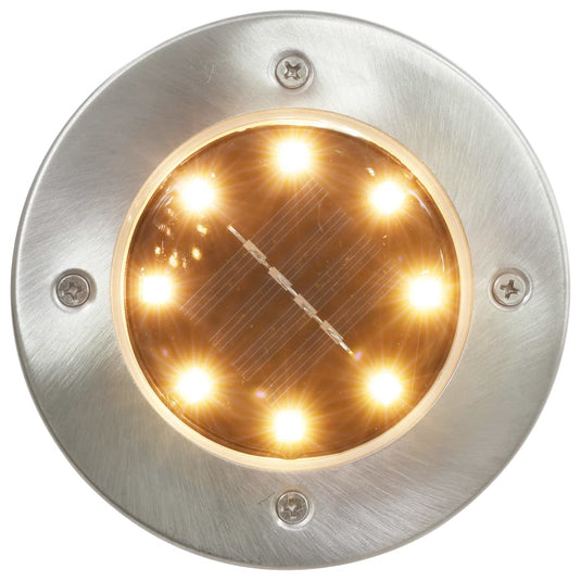 Vidaxl grondlampen 8 st solar led warmwit