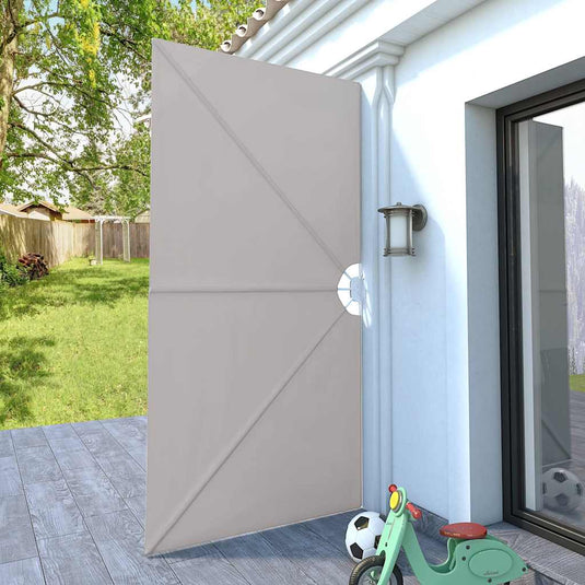 Vidaxl terrasscherm inklapbaar 300x150 cm crème