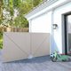 Vidaxl terrasscherm inklapbaar 300x150 cm crème