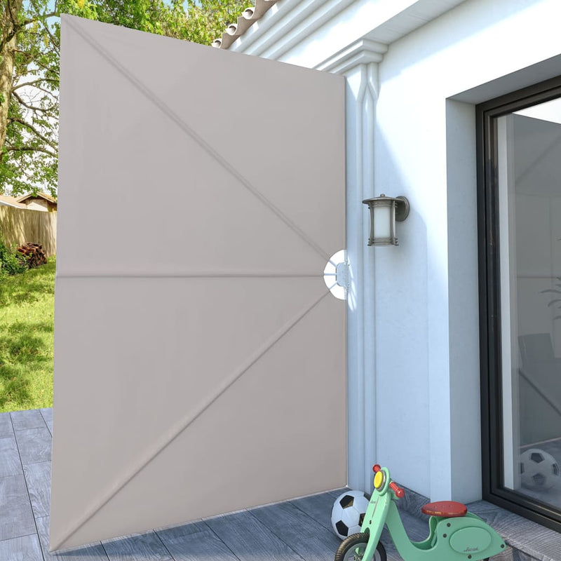 Cargue la imagen en el visor de la galería, Vidaxl terrasscherm inklapbaar 300x200 cm crème
