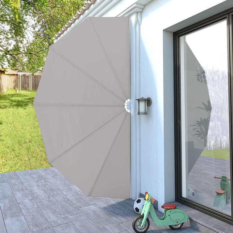 Afbeelding laden in galerijviewer, Vidaxl terrasscherm inklapbaar 200 cm crème
