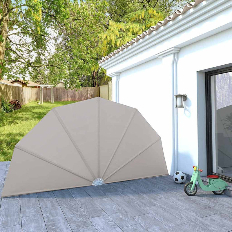 Afbeelding laden in galerijviewer, Vidaxl terrasscherm inklapbaar 200 cm crème
