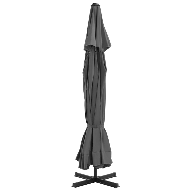 Load image into Gallery viewer, Vidaxl parasol met aluminium paal 500 cm antraciet
