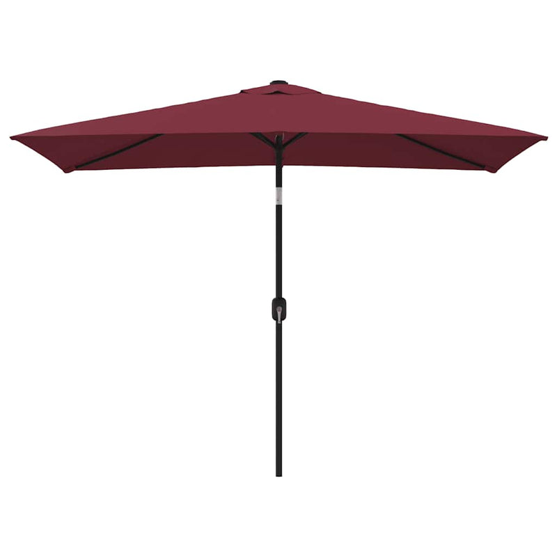Load image into Gallery viewer, Vidaxl parasol met metalen paal 300x200 cm bordeauxrood

