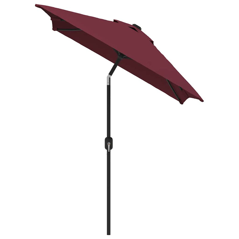 Load image into Gallery viewer, Vidaxl parasol met metalen paal 300x200 cm bordeauxrood
