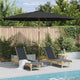 Vidaxl parasol met houten paal 350 cm antraciet