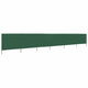 Vidaxl windscherm 6-panelen 800x80 cm stof groen