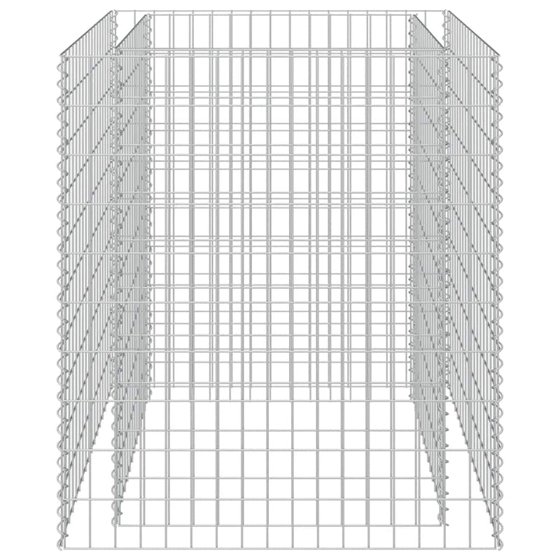 Afbeelding laden in galerijviewer, Vidaxl gabion plantenbak verhoogd 90x90x100 cm gegalvaniseerd staal
