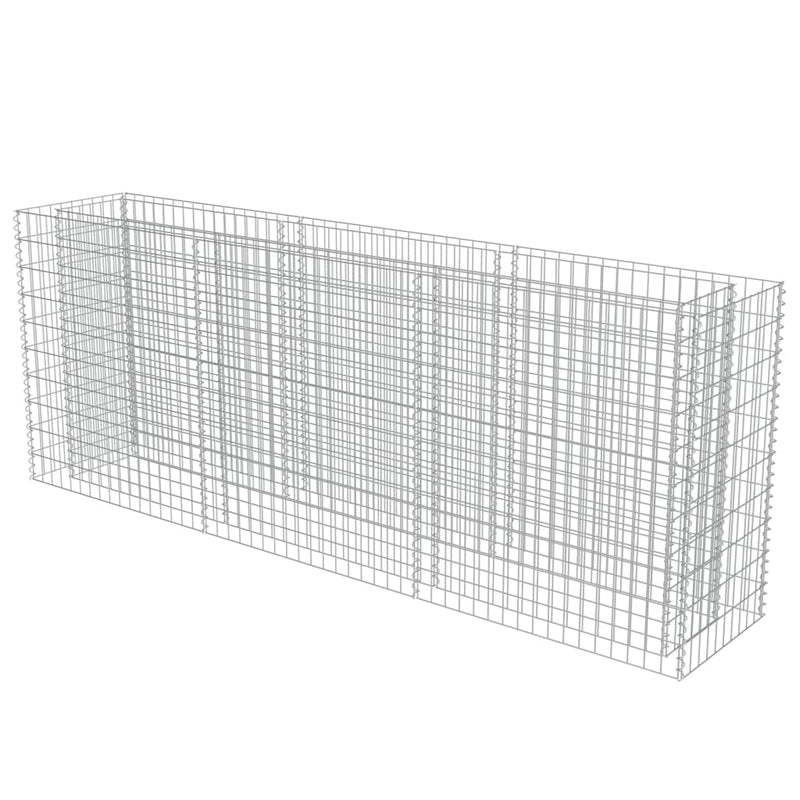 Load image into Gallery viewer, VidaXL Gabion plantenbak verhoogd 270x50x100 cm gegalvaniseerd staal
