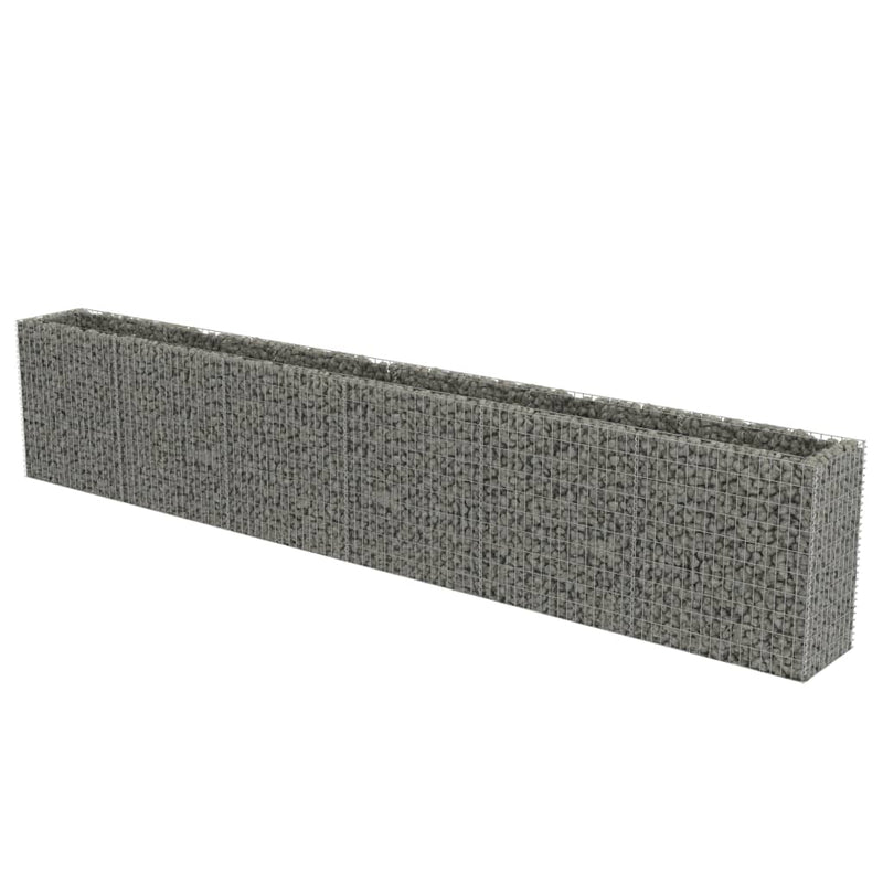 Load image into Gallery viewer, VidaXL Gabion plantenbak verhoogd 540x50x100 cm gegalvaniseerd staal
