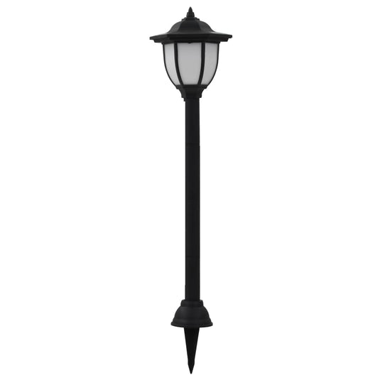 Vidaxl led-solarlampen zwart 3 st