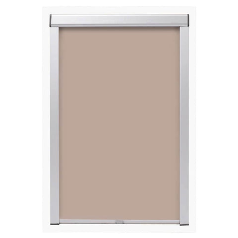 Vidaxl rolgordijn verduisterend beige ck04