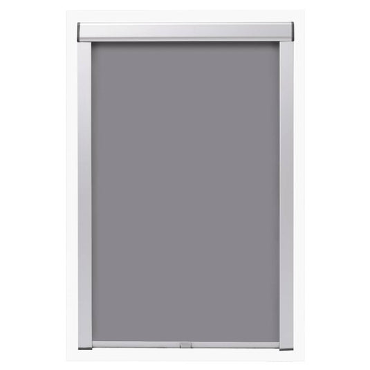 Vidaxl rolgordijn verduisterend grijs sk08