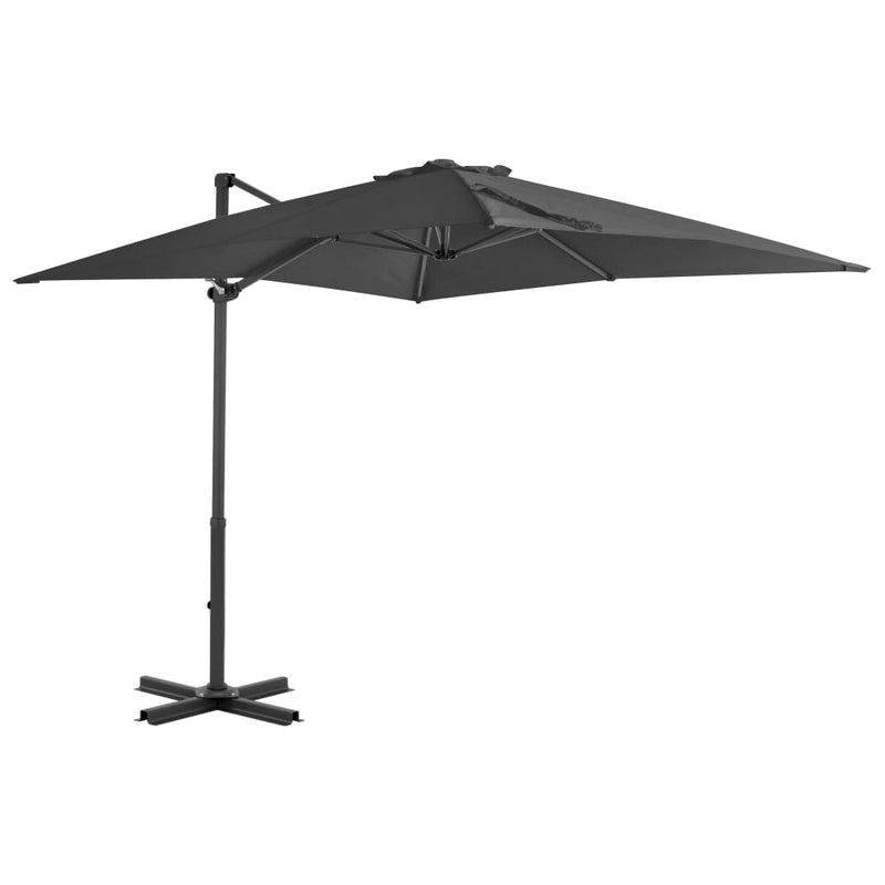 Chargez l'image dans la visionneuse de la galerie, Vidaxl zweefparasol met aluminium paal 250x250 cm antracietkleurig
