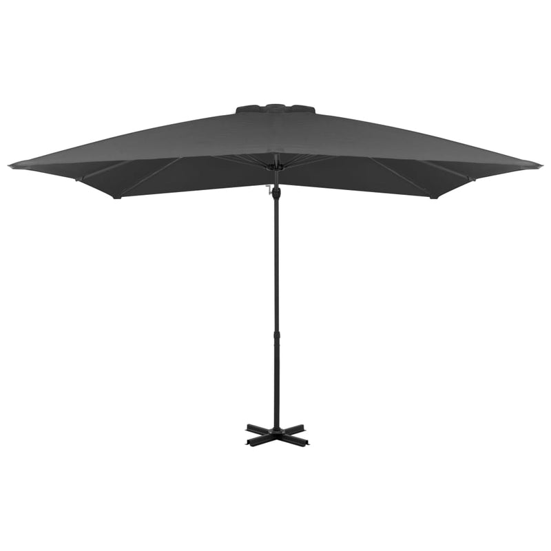 Chargez l'image dans la visionneuse de la galerie, Vidaxl zweefparasol met aluminium paal 250x250 cm antracietkleurig
