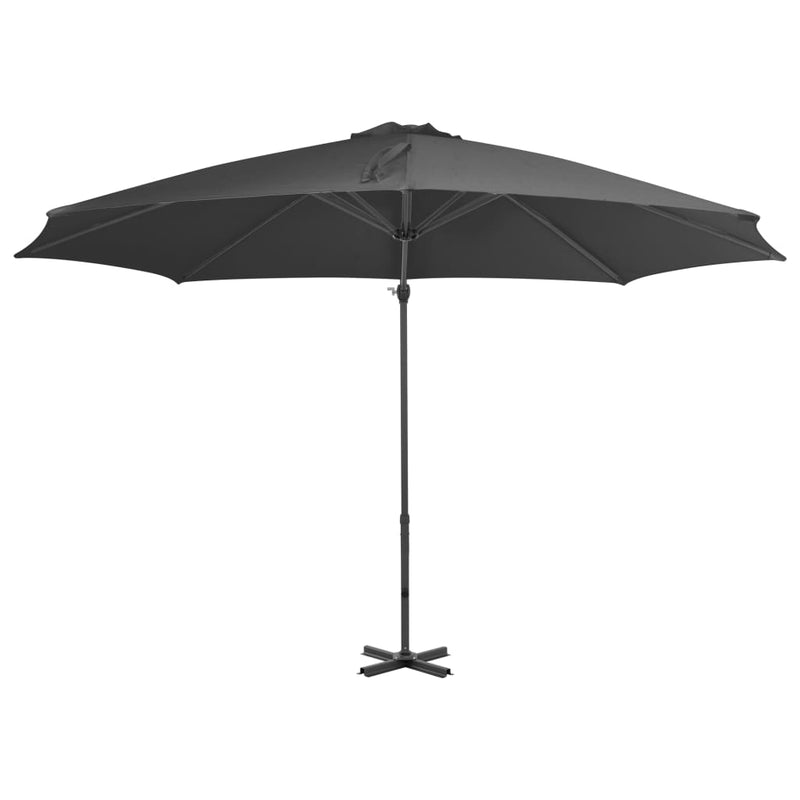 Load image into Gallery viewer, Vidaxl zweefparasol met aluminium paal 300 cm antracietkleurig
