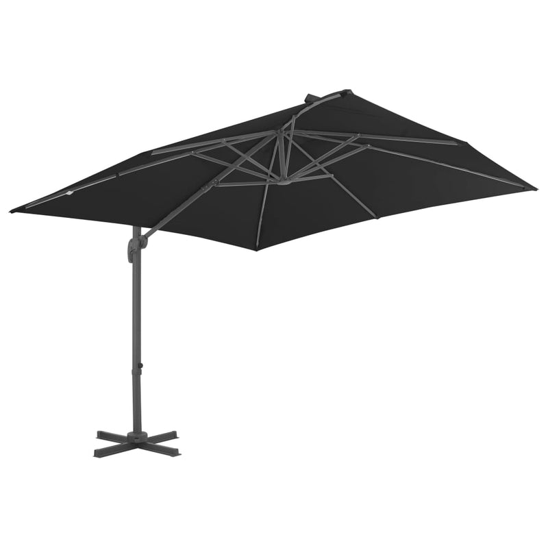 Load image into Gallery viewer, Vidaxl zweefparasol met aluminium paal 300x300 cm antracietkleurig
