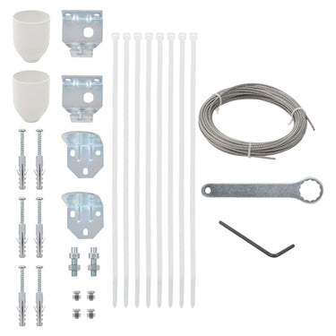 Vidaxl balkonscherm accessoireset 29-delig