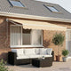 Vidaxl vervangingsdoek voor luifel 350x250 cm polyester crèmekleurig