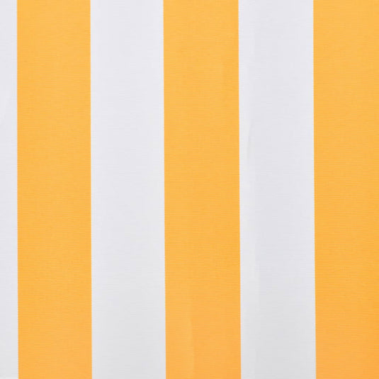 Vidaxl luifeldoek 450x300 cm canvas oranje en wit