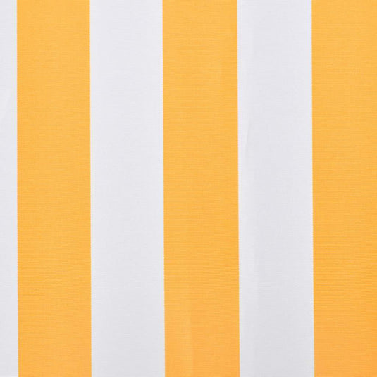 Vidaxl luifeldoek 500x300 cm canvas oranje en wit