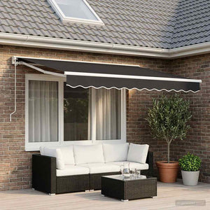 Vidaxl vervangingsdoek voor luifel 300x250 cm polyester grijs
