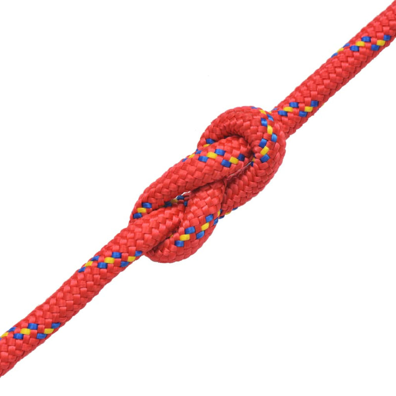Load image into Gallery viewer, Vidaxl boot touw 12 mm 250 m polypropyleen rood

