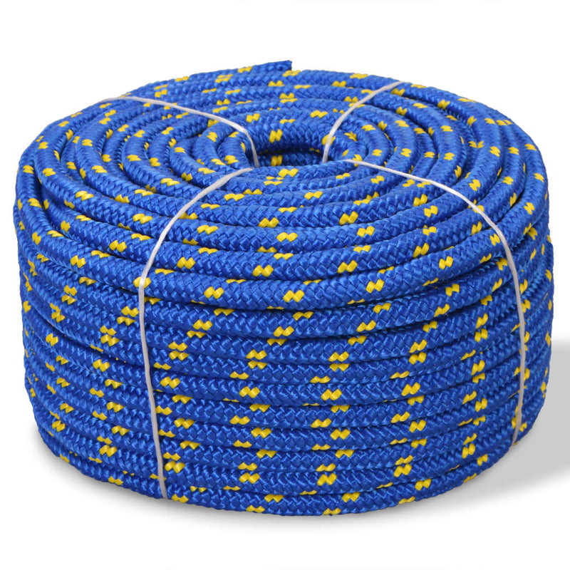 Load image into Gallery viewer, Vidaxl boot touw 14 mm 250 m polypropyleen blauw

