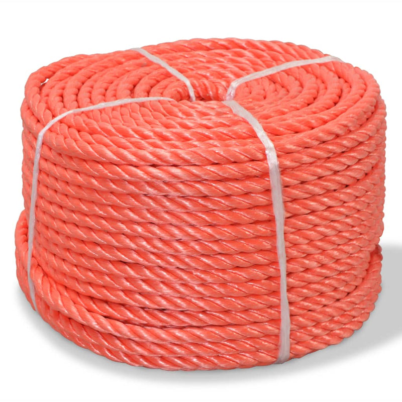 Load image into Gallery viewer, Vidaxl touw gedraaid 14 mm 100 m polypropyleen oranje
