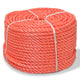 Vidaxl touw gedraaid 16 mm 250 m polypropyleen oranje