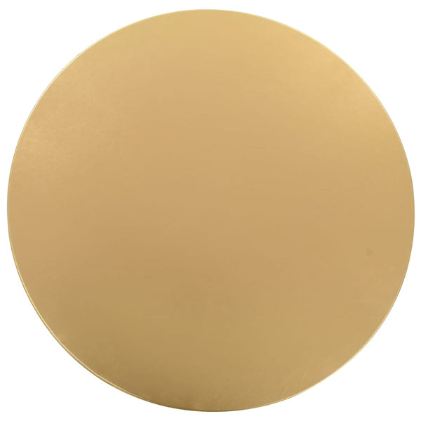 VidaXL 2 st Tafelhoezen stretch 80 cm goud