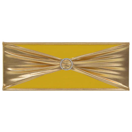 Vidaxl 25 st stoellint met diamant stretch goud