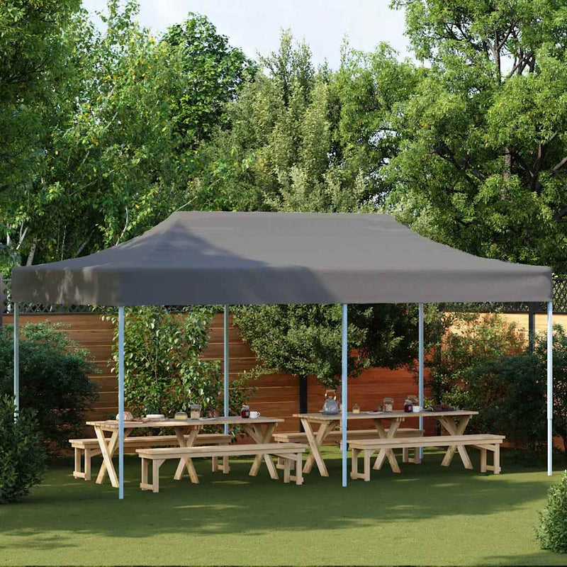 Load image into Gallery viewer, Vidaxl partytent pop-up inklapbaar 3x6 m antraciet

