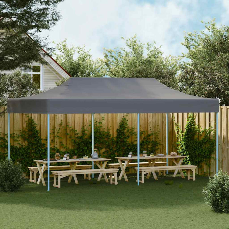 Load image into Gallery viewer, Vidaxl partytent pop-up inklapbaar 3x6 m antraciet
