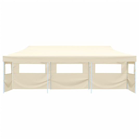 VidaXL Vouwtent pop-up met 5 zijwanden 3x9 m crème