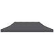 Vidaxl partytentdak 3x6 m antraciet