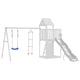 Vidaxl schommelzitje met touwladder polyetheen blauw