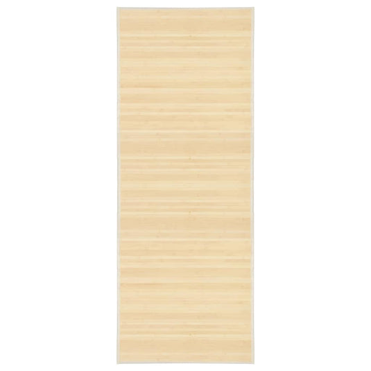 Vidaxl tapijt 80x200 cm bamboe natuurlijk
