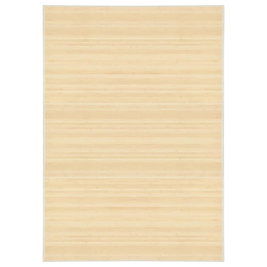 VidaXL Tapijt 120x180 cm bamboe natuurlijk