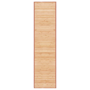 Vidaxl tapijt 80x300 cm bamboe bruin