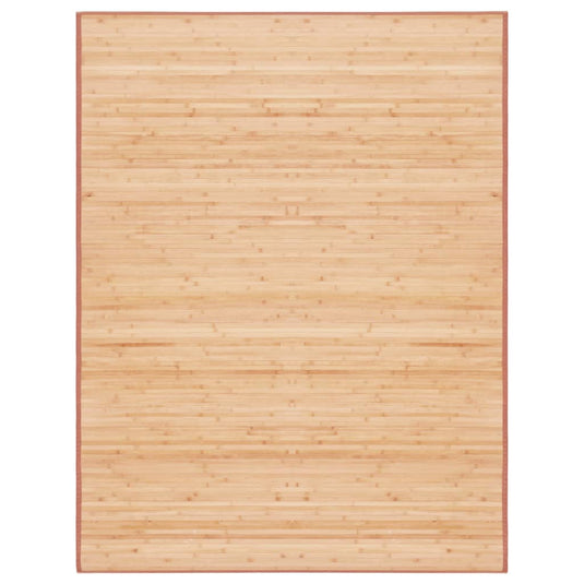 VidaXL Tapijt 150x200 cm bamboe bruin