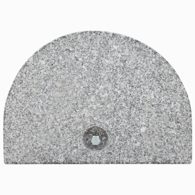 Load image into Gallery viewer, Vidaxl parasolvoet gebogen 10 kg graniet grijs
