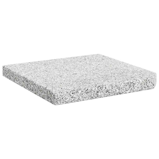 Vidaxl parasolvoetplaat vierkant 25 kg graniet grijs