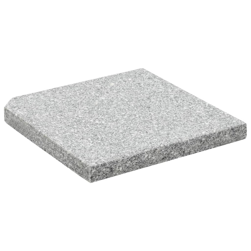 Load image into Gallery viewer, Vidaxl parasolvoetplaat vierkant 25 kg graniet grijs
