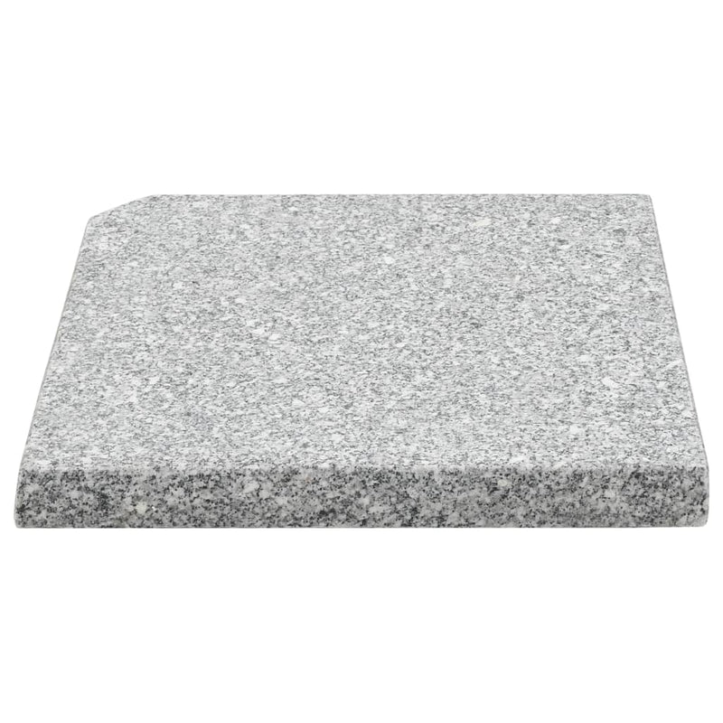 Load image into Gallery viewer, Vidaxl parasolvoetplaat vierkant 25 kg graniet grijs
