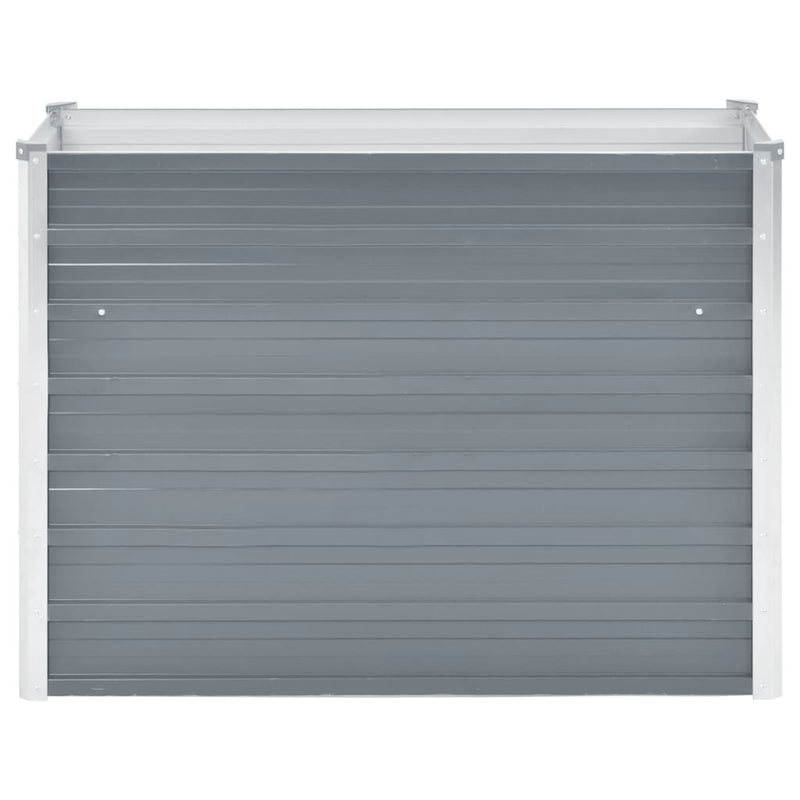 Load image into Gallery viewer, Vidaxl plantenbak verhoogd 100x40x77 cm gegalvaniseerd staal grijs
