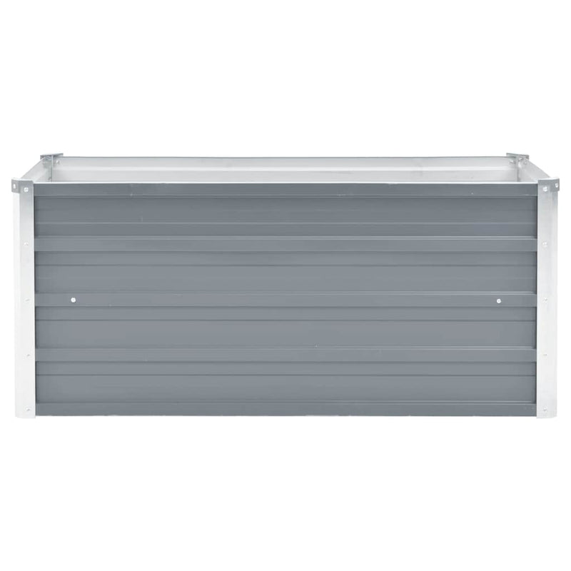 Load image into Gallery viewer, Vidaxl plantenbak verhoogd 100x40x45 cm gegalvaniseerd staal grijs
