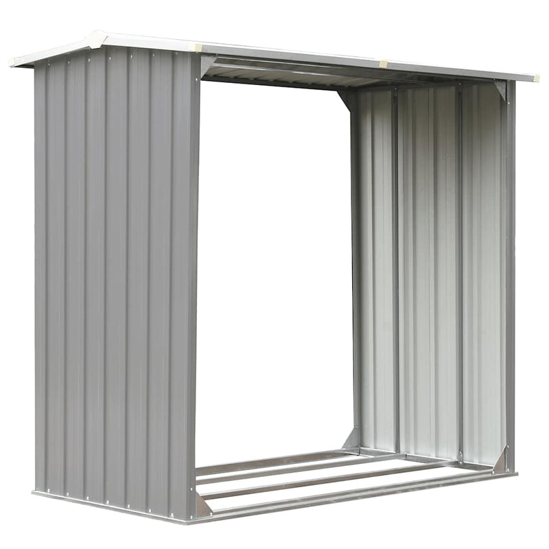 Load image into Gallery viewer, Vidaxl haardhoutschuur 172x91x154 cm gegalvaniseerd staal grijs
