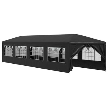 Vidaxl partytent 3x12 m antraciet